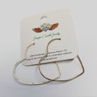 Heart Hoops - Size Large - Jennifer Cervelli Jewelry