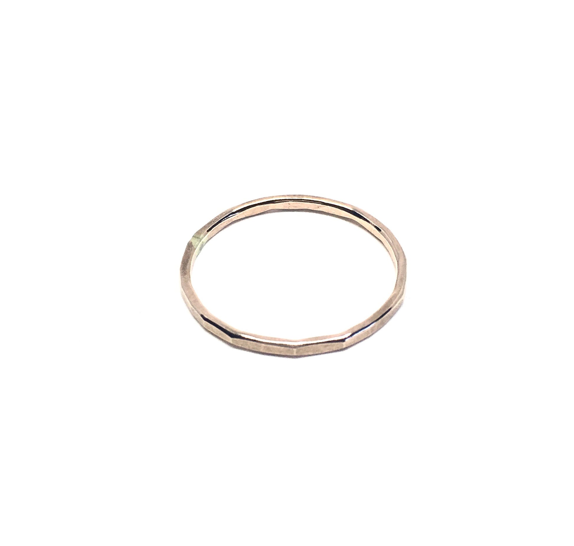 Rose Gold Stacking Ring - Jennifer Cervelli Jewelry