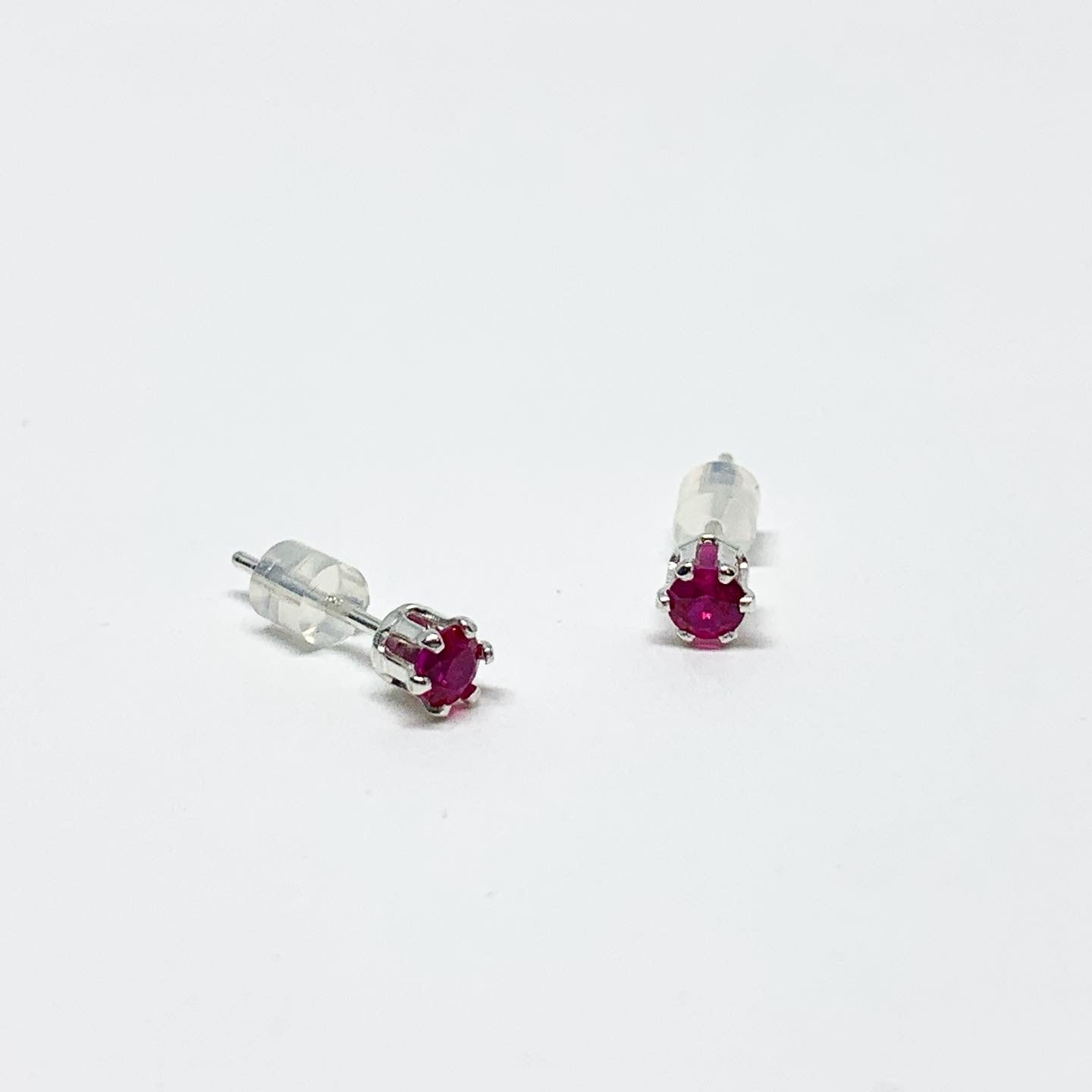 Ruby Birthstone Earrings - July Birthstone - Jennifer Cervelli Jewelry