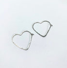 Heart Hoops - Size Small - Jennifer Cervelli Jewelry